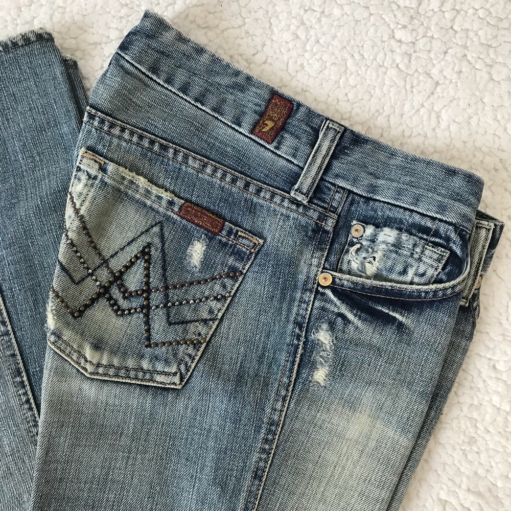 7 For All Mankind A Pocket Jeans Size 25